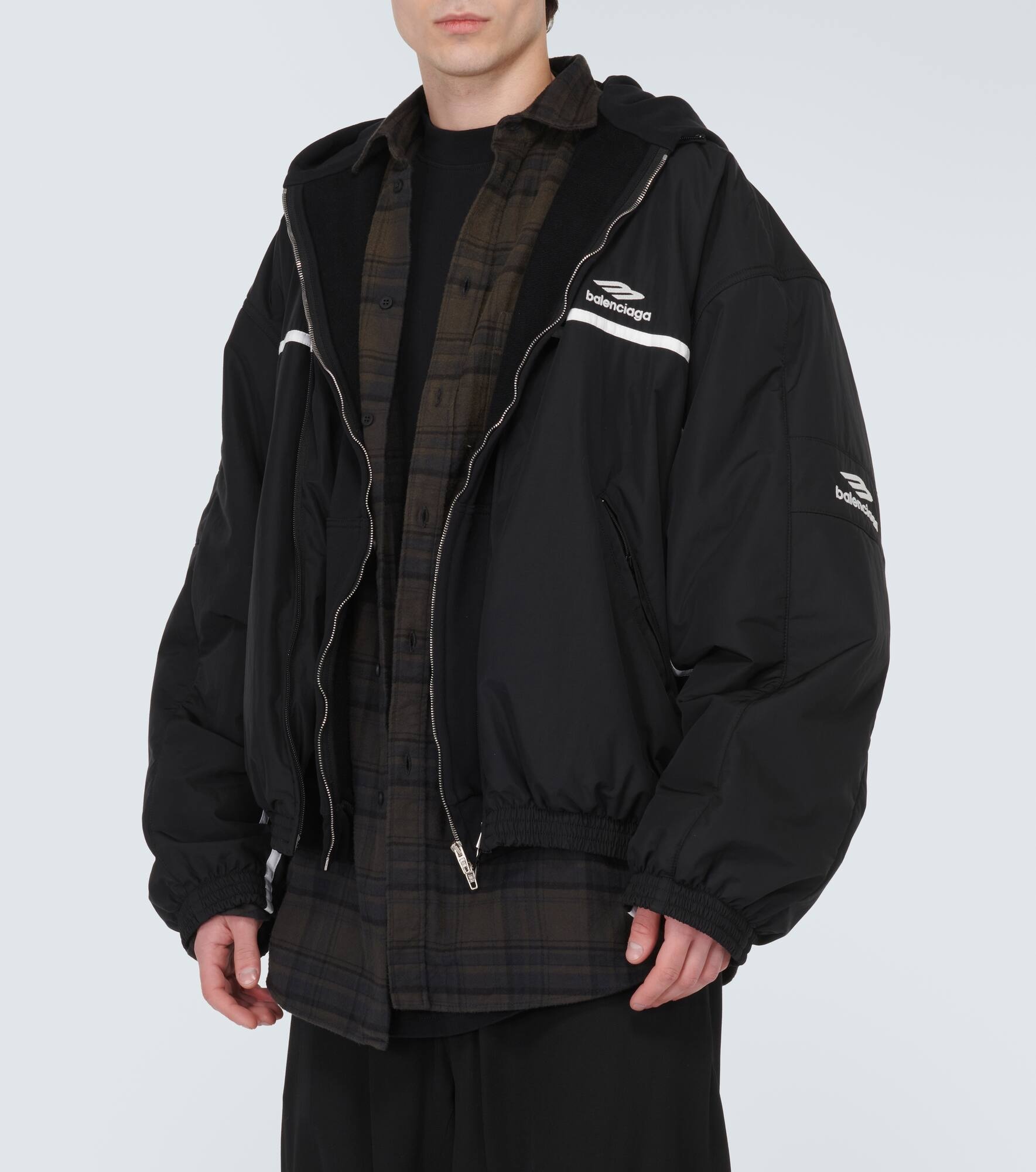 3B Sports Icon layered track jacket - 3