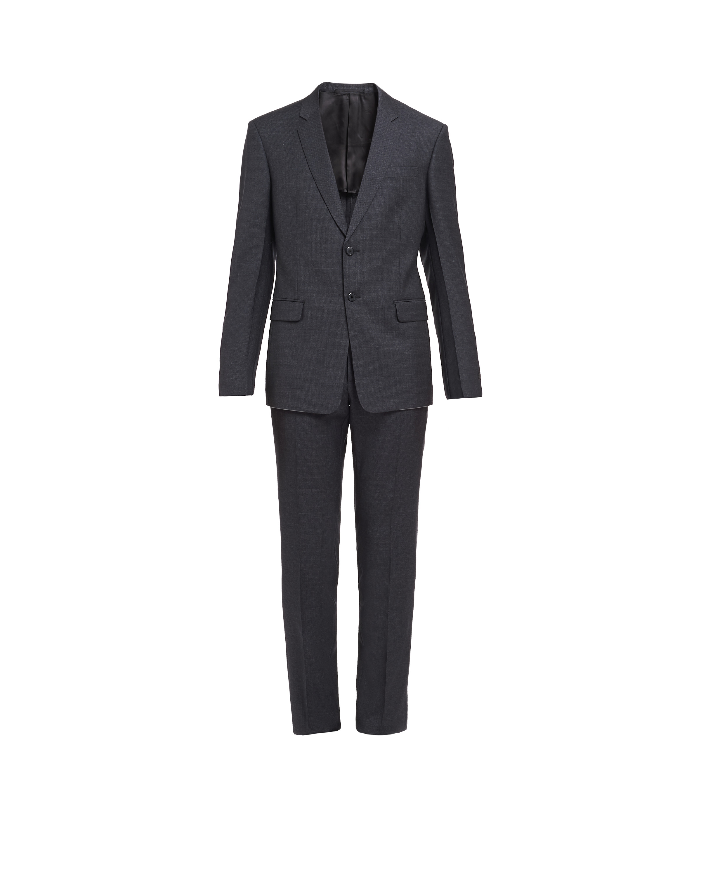 Single-breasted wool suit - 1