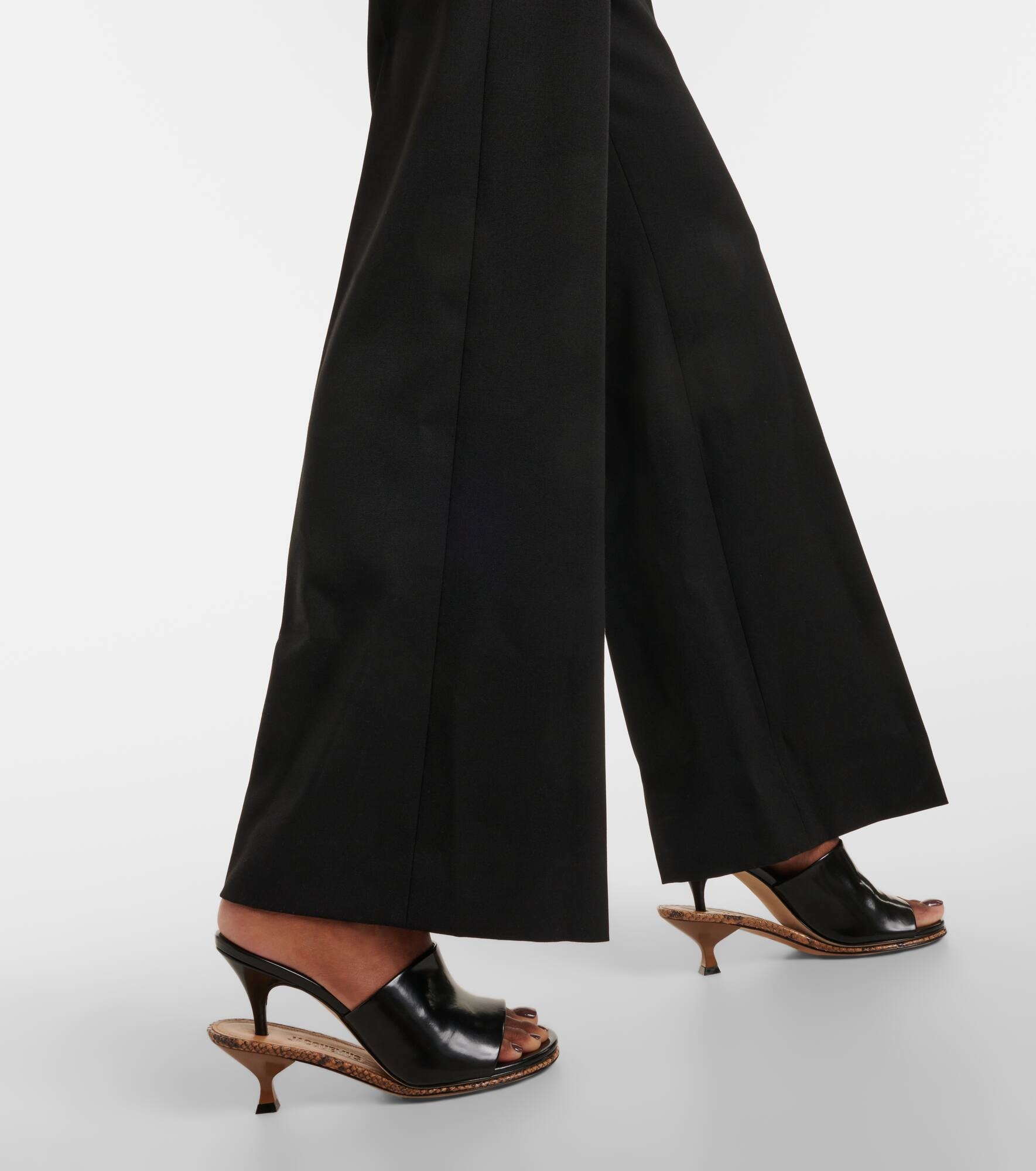 Les Doubles patent leather mules - 4