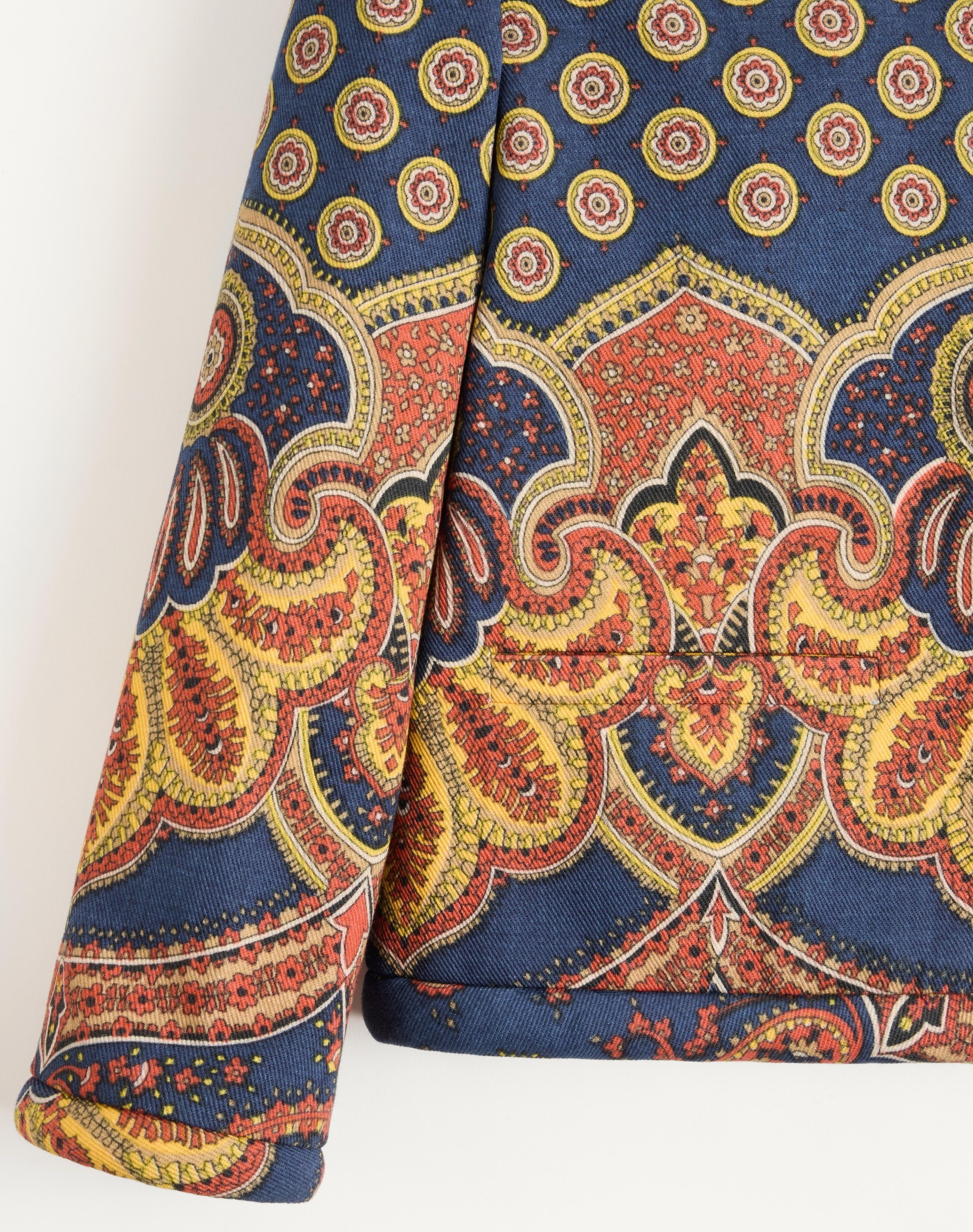 JACKET IN GABARDINE PAISLEY MEDAGLIONI VOYAGE IMAGINAIRE - 8