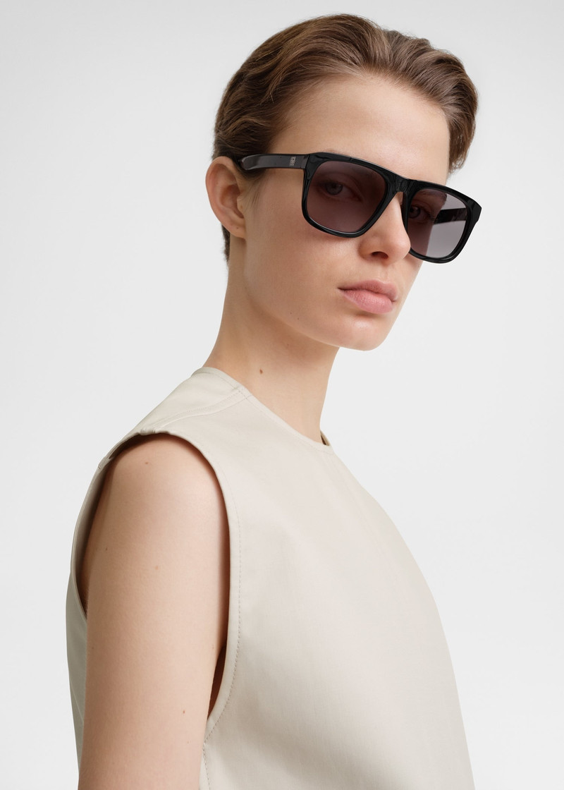 TOTEME The Navigators sunglasses black outlook