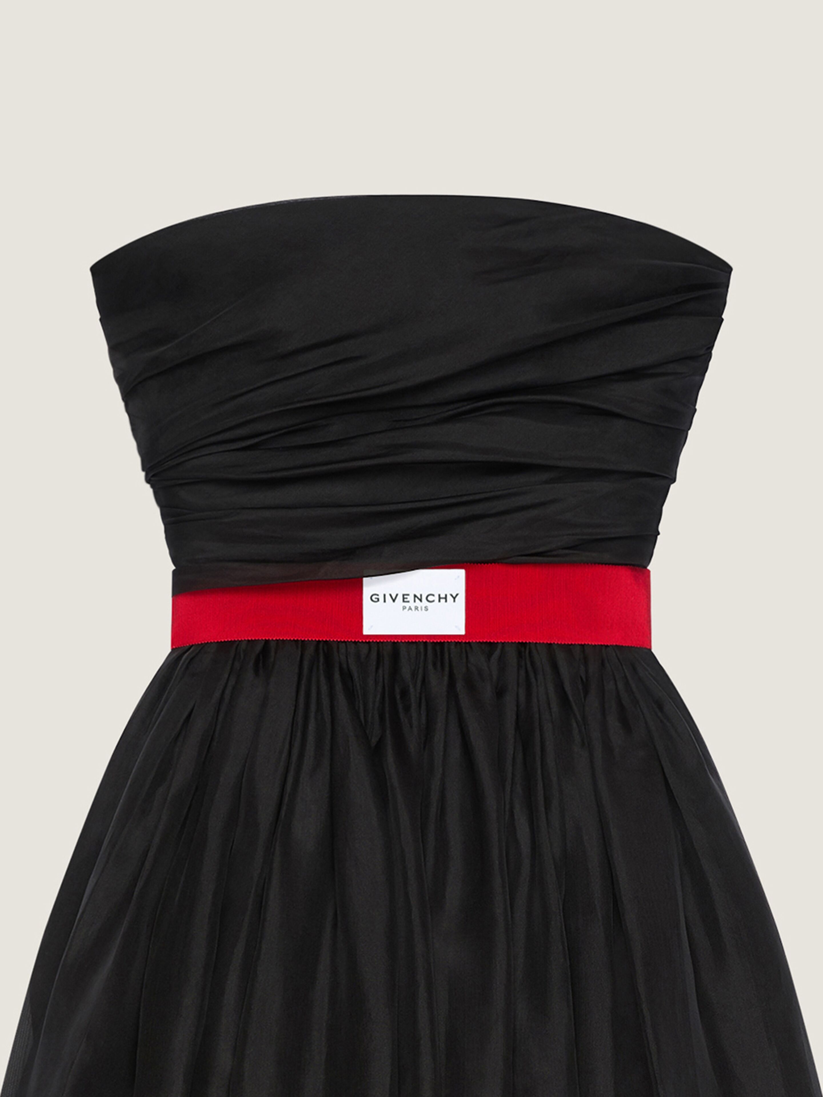 BUSTIER EVENING DRESS IN ORGANZA - 5