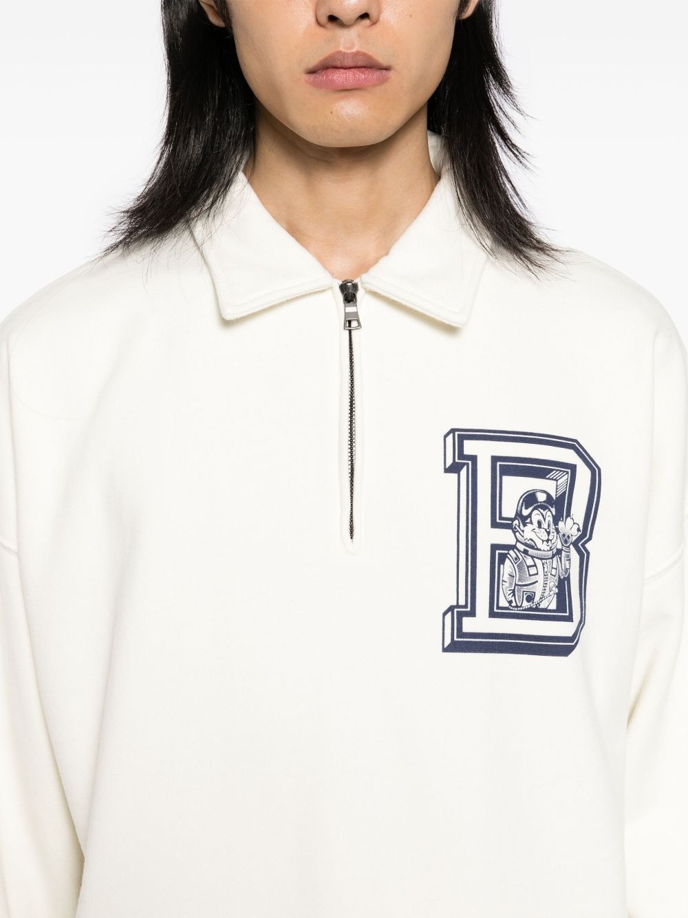 logo-printed sweatshirt - 5