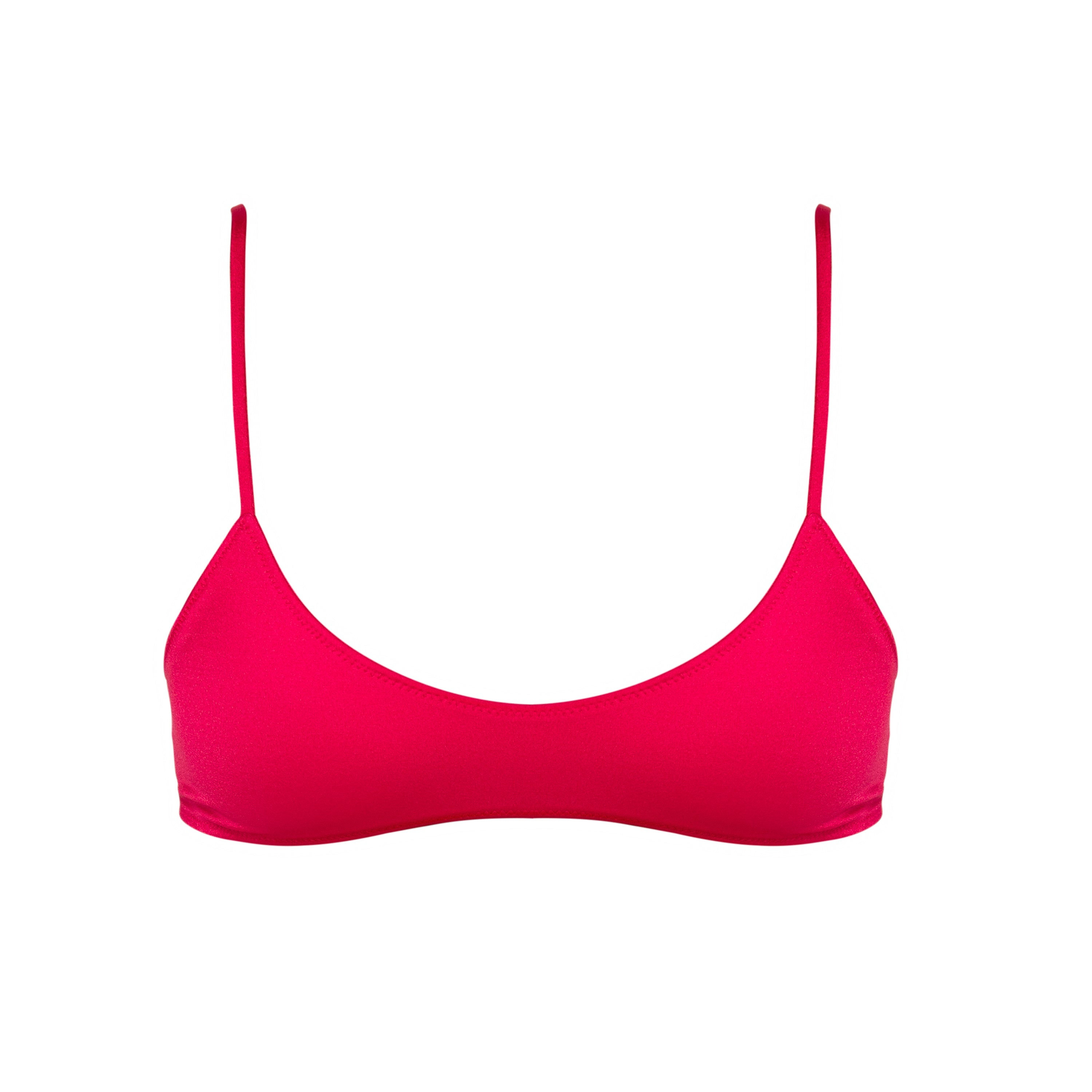 PILAR Magenta - Bralette Bikini Top - 4