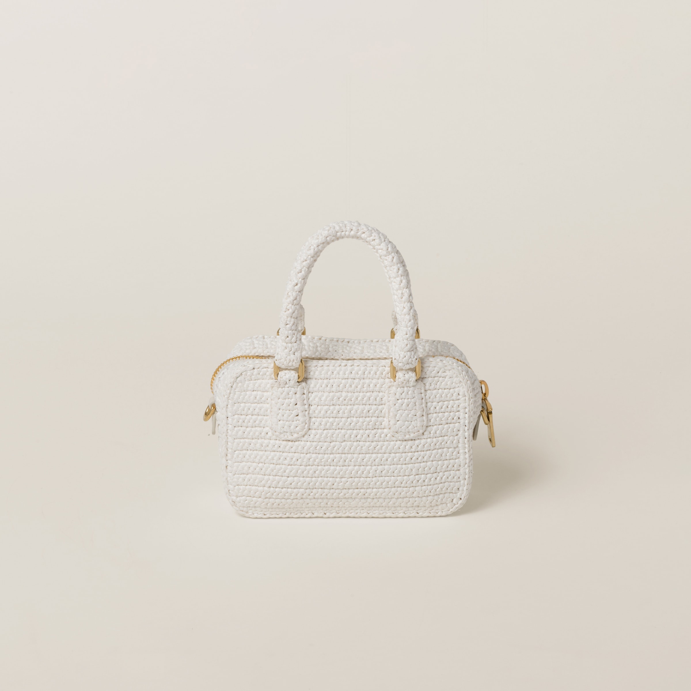 Crochet top-handle bag - 4