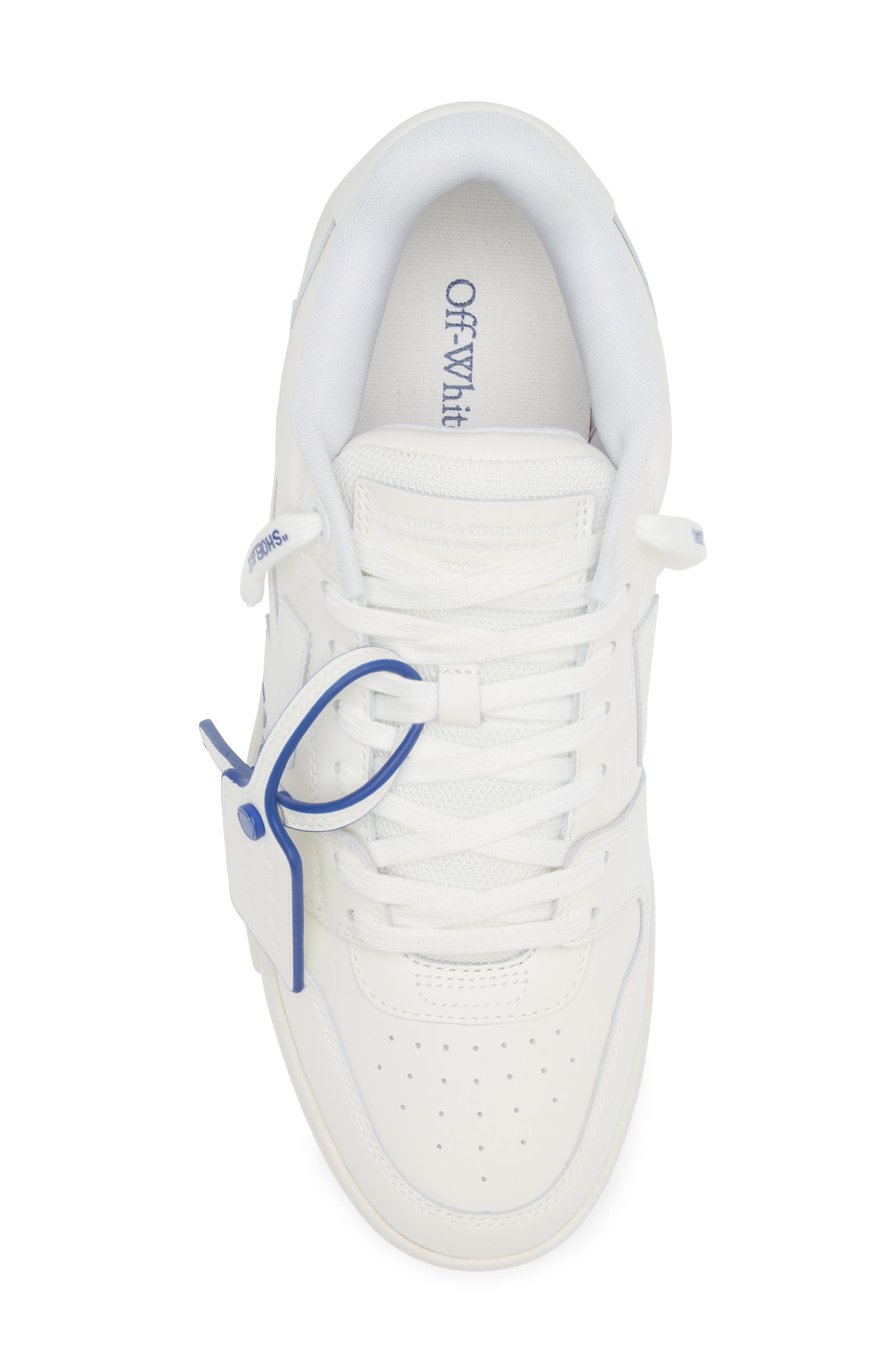 Off-White Out of Office For Walking Sneaker in White Blue at Nordstrom - 5
