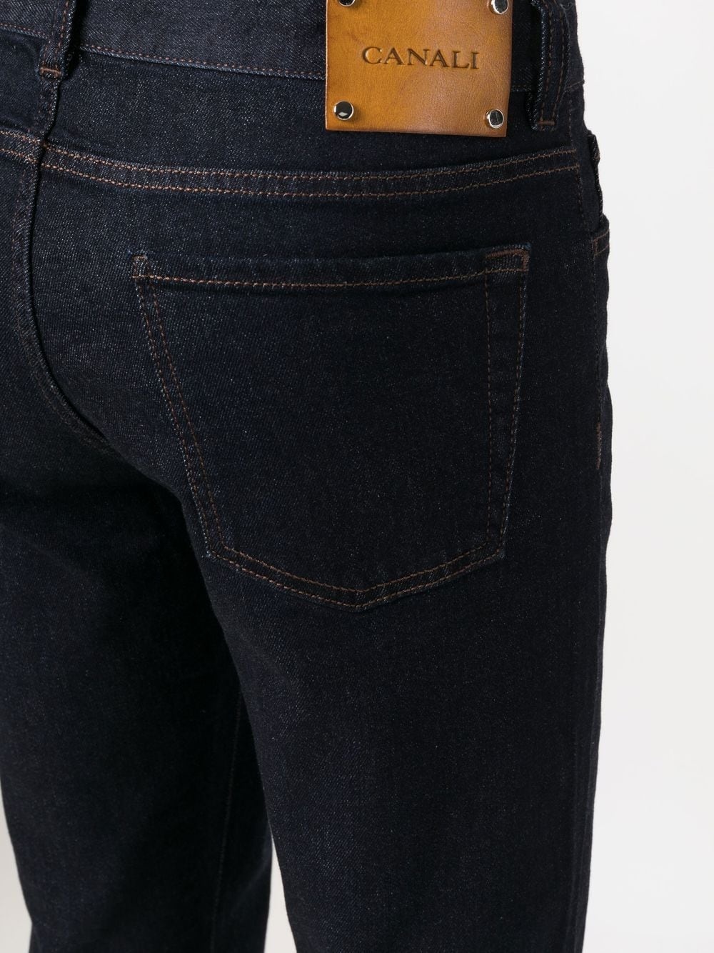 mid-rise bootcut denim jeans - 5