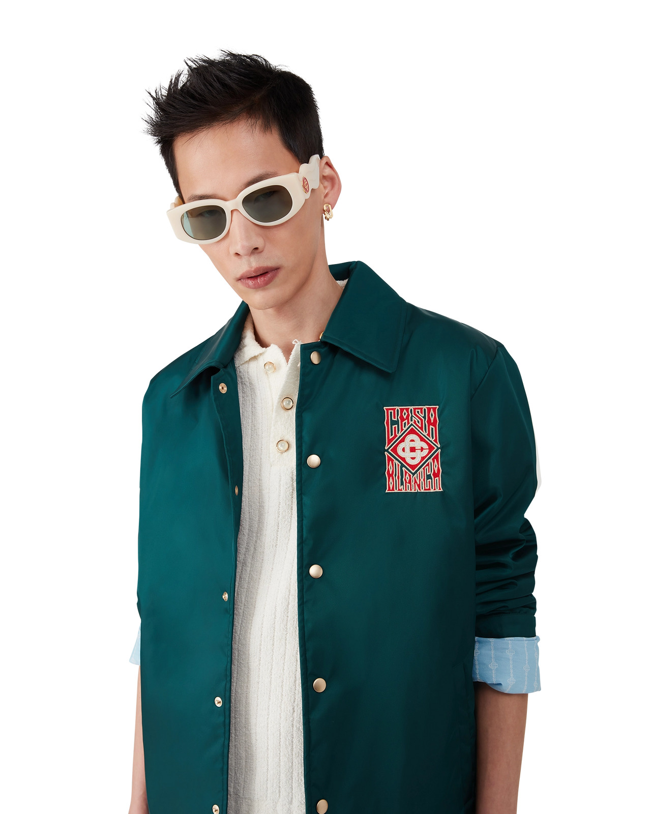 Gothic Logo Stadium Jacket | Casablanca Paris - 4