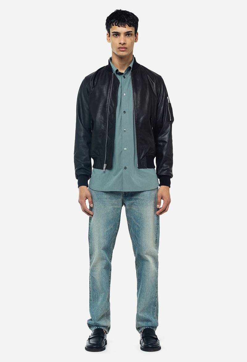 John Elliott LEATHER BOGOTA BOMBER outlook