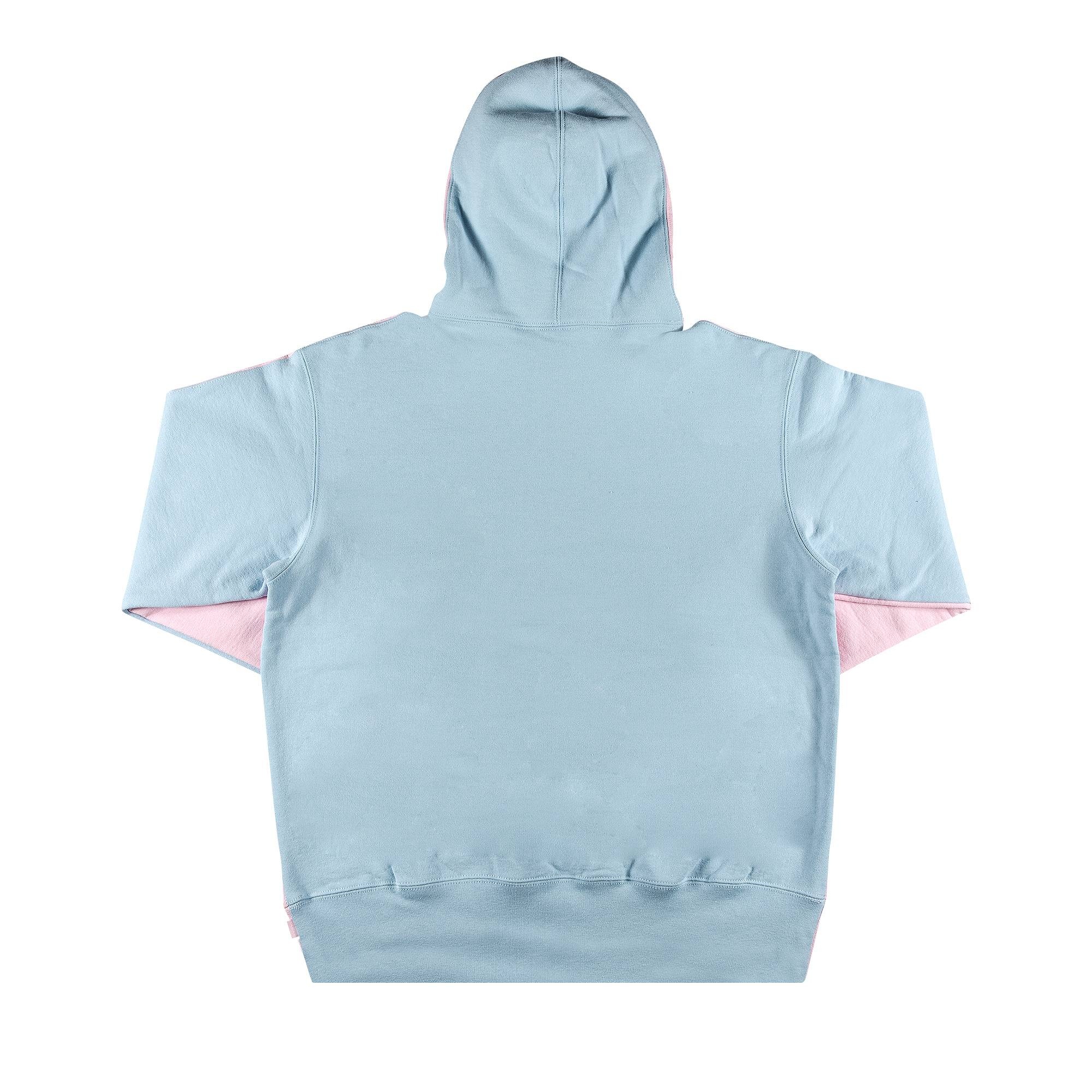 Supreme S Logo Split Hooded Sweatshirt 'Light Pink' - 2