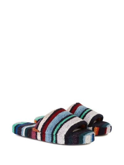 Missoni striped patterned slippers outlook
