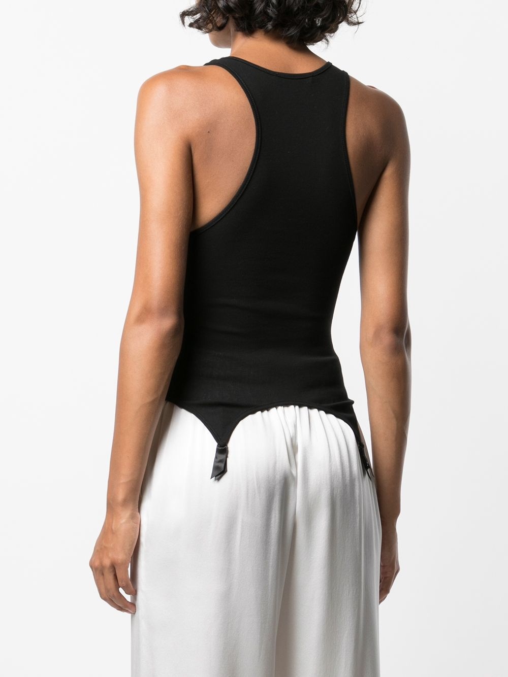 ribbed garter tank top - 4