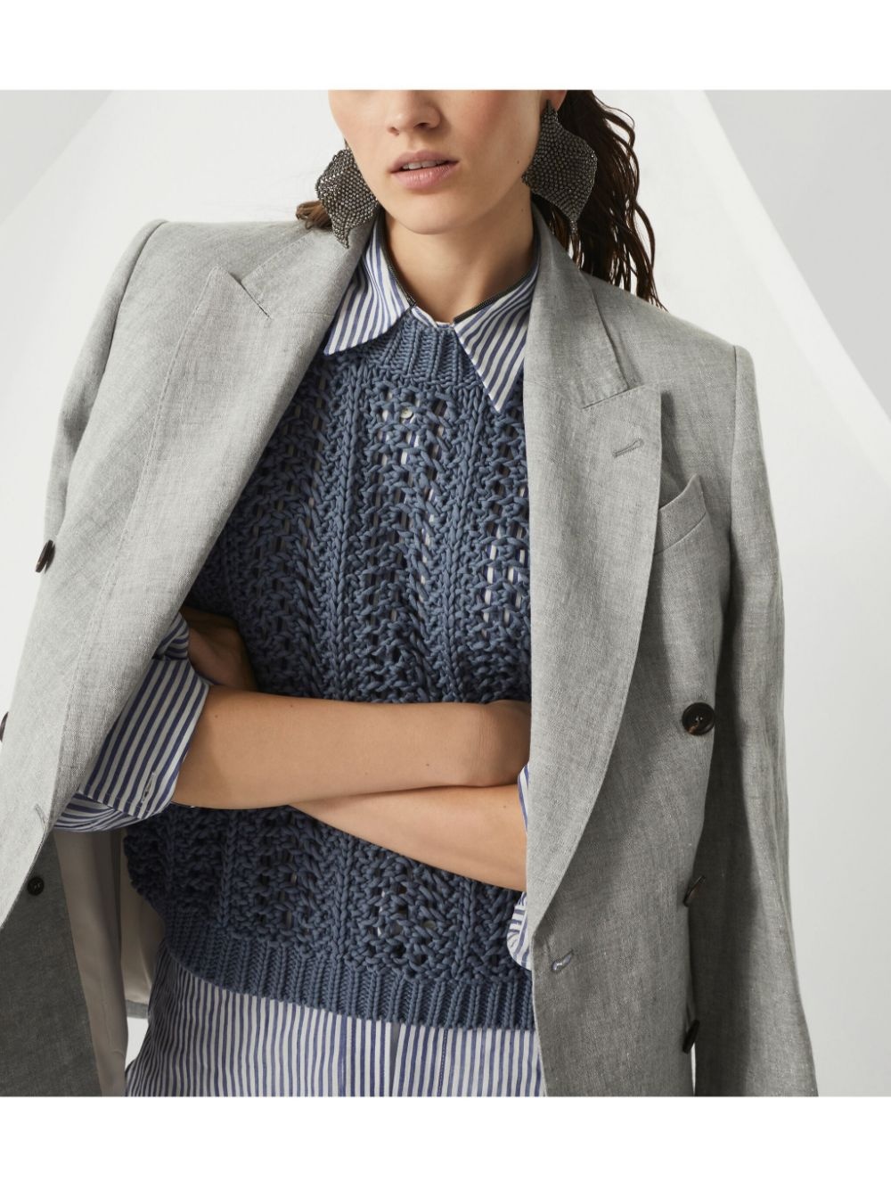 canvas blazer - 6