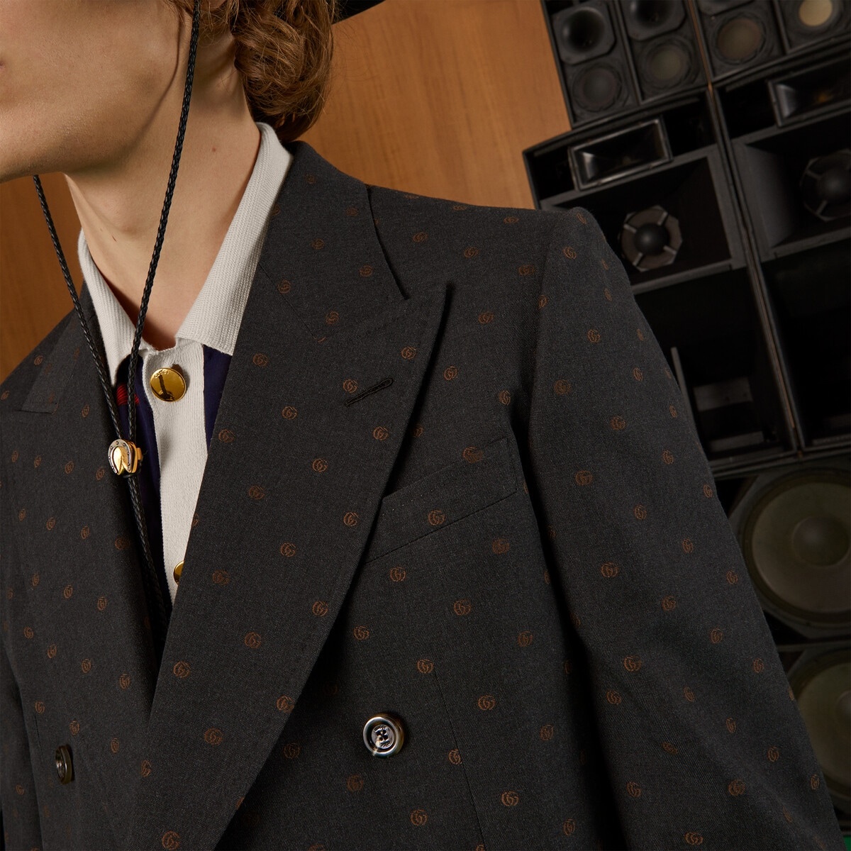 Double G wool formal suit - 4