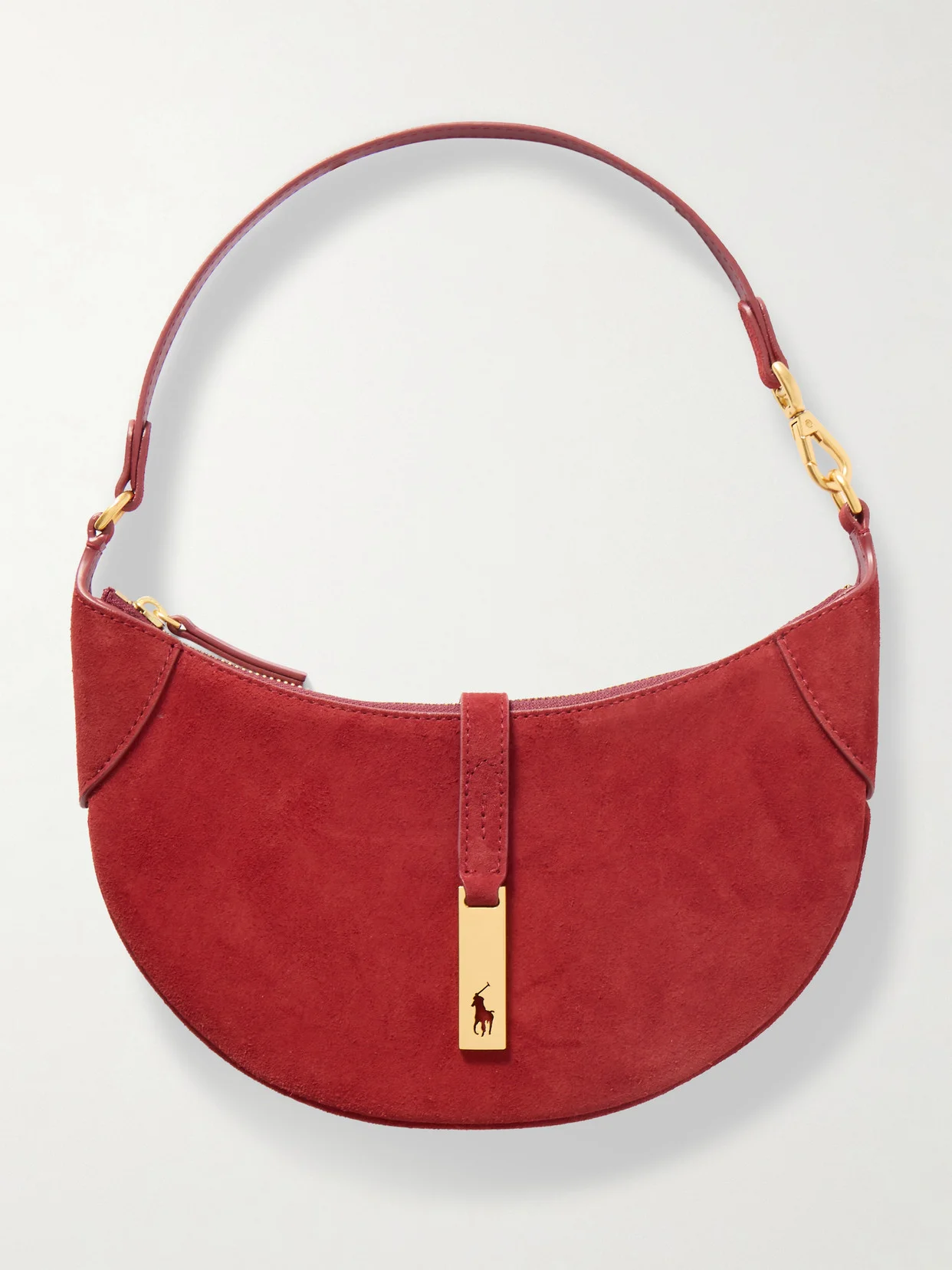 Polo Id Mini Suede Shoulder Bag - 1