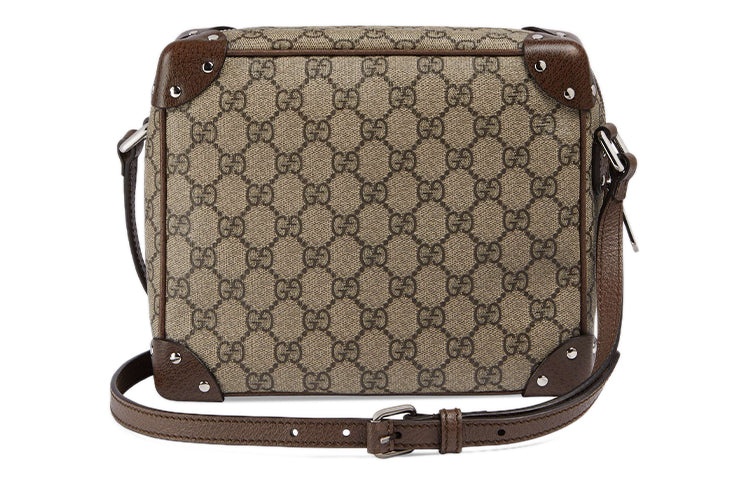 Gucci Leather Detail Shoulder Bag 'Beige Ebony' 626363-92TDN-8358 - 3