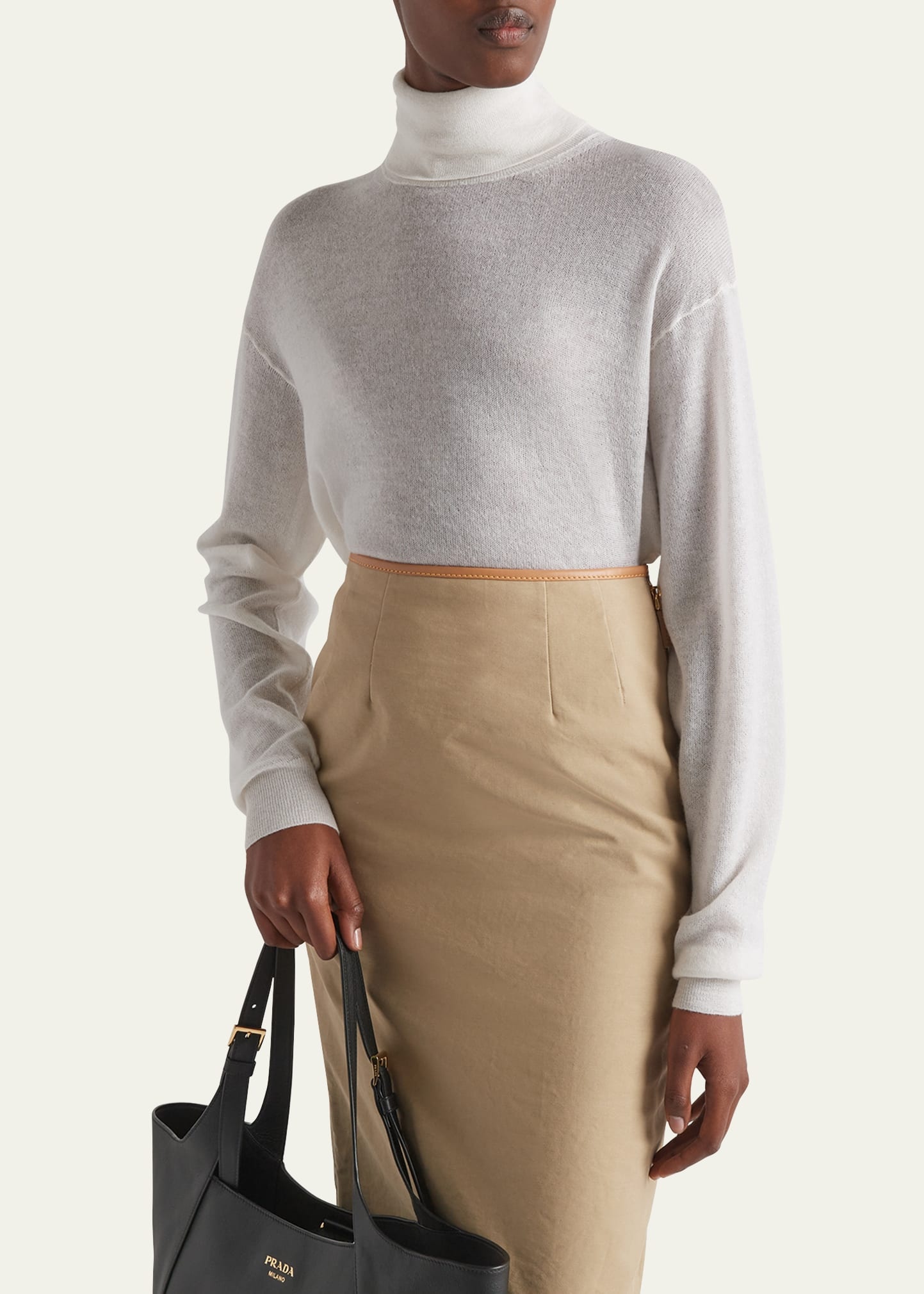 Superfine Cashmere Turtleneck Sweater - 4