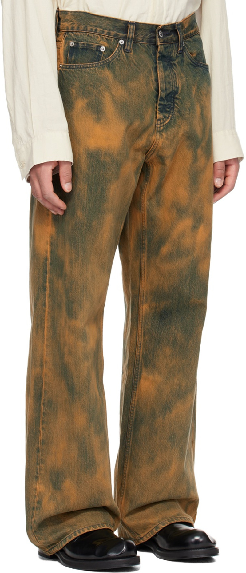 HOPE Orange Criss Jeans outlook