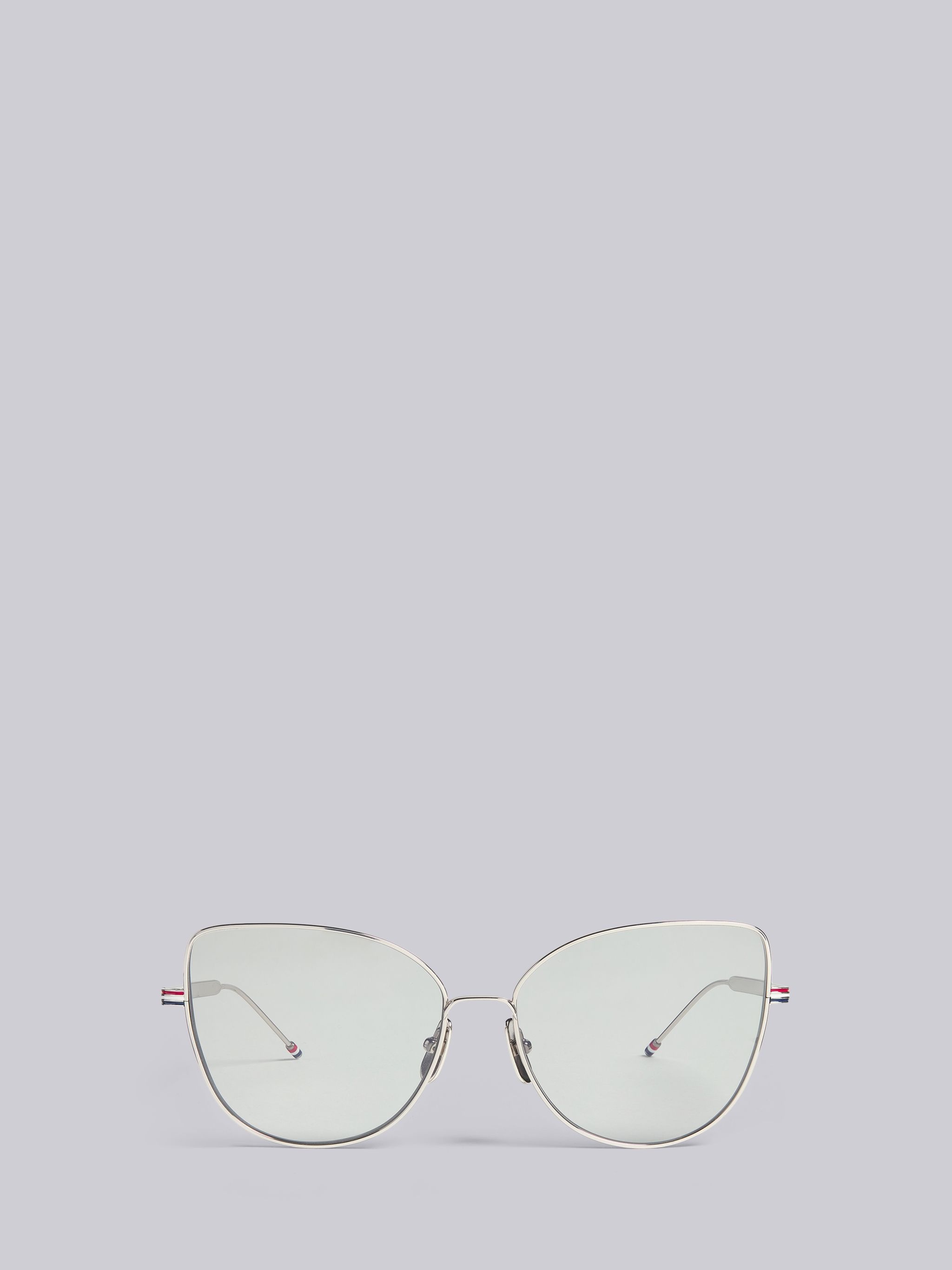 TB121 - Silver Cat Eye Sunglasses - 1