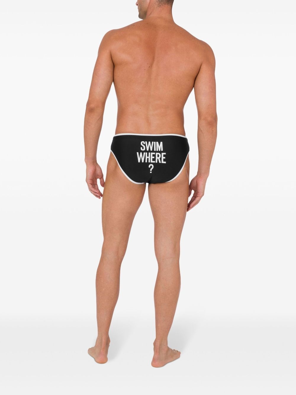 logo-print swim briefs - 4