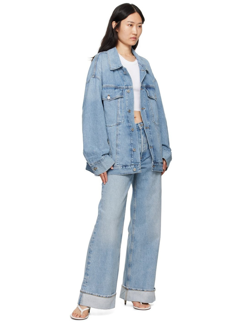 AGOLDE Blue Reworked Wayne Denim Jacket outlook