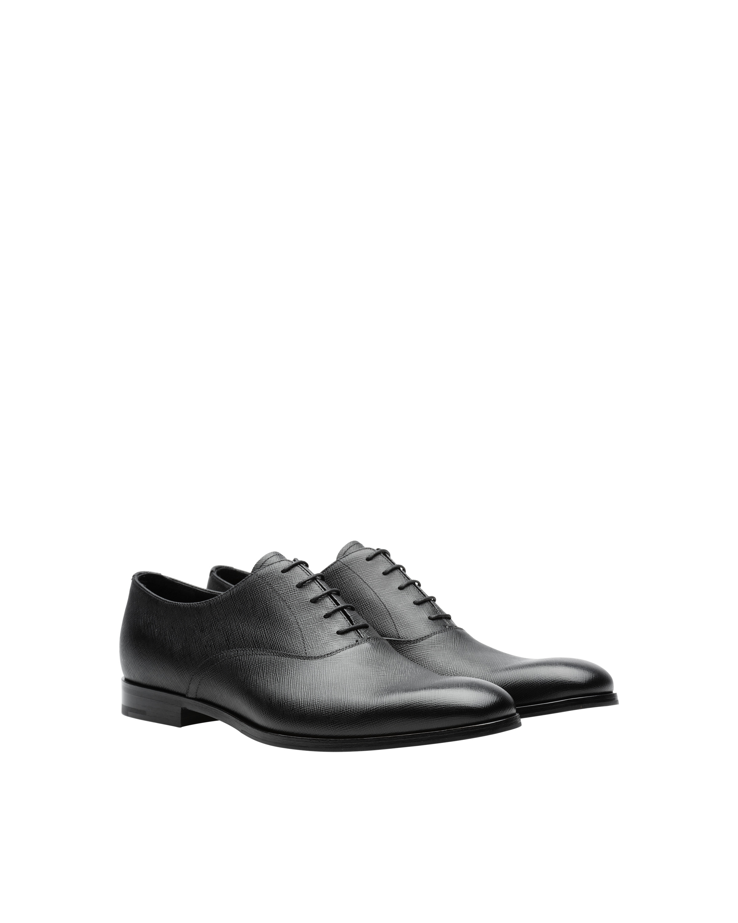 Prada Saffiano leather Oxford shoes | REVERSIBLE