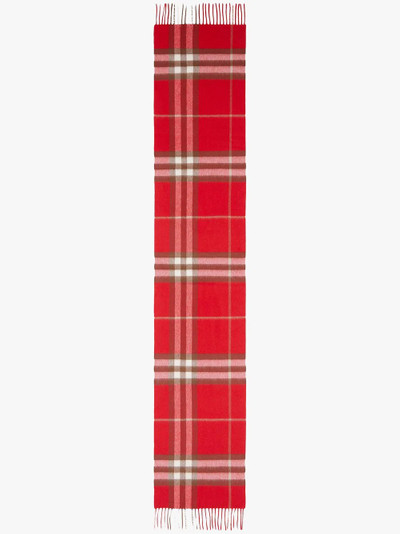 Burberry check cashmere scarf outlook