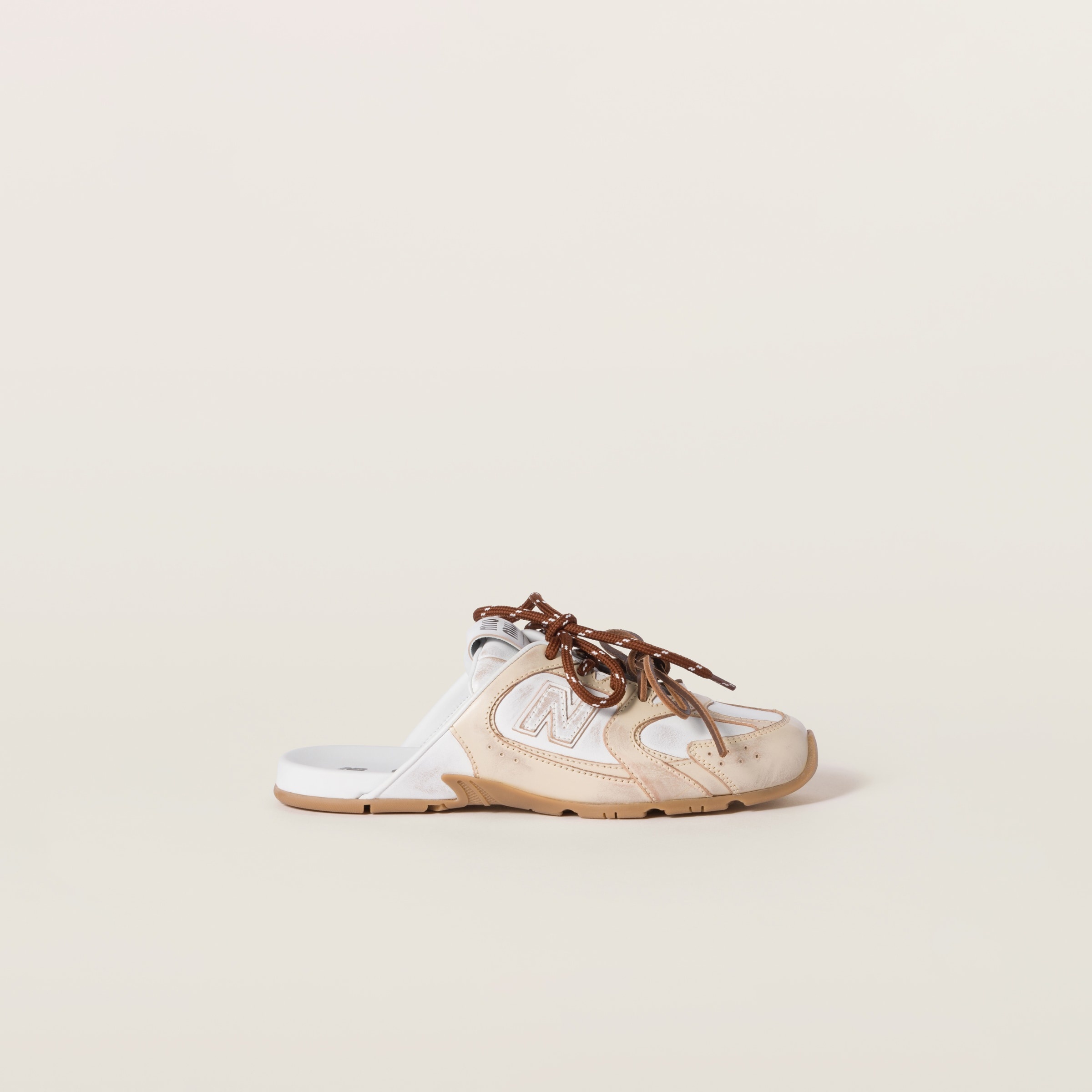 New Balance X Miu Miu 530 SL deco calf leather mules - 2