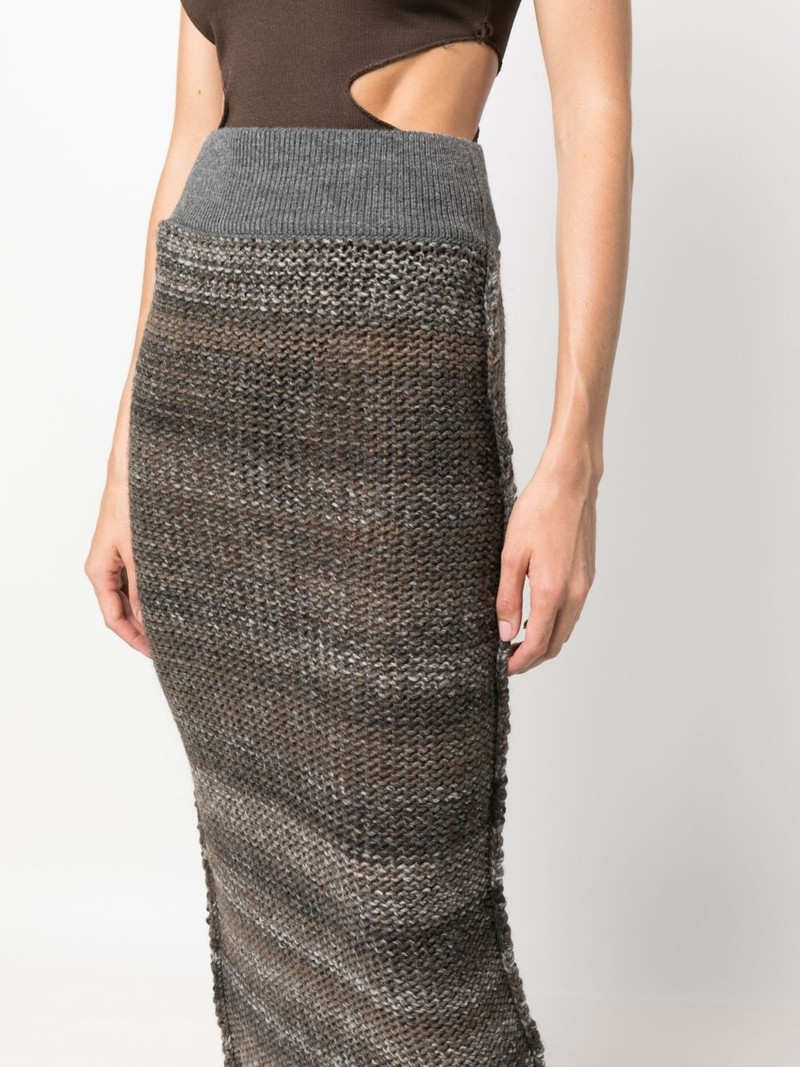 Lynette knitted midi skirt 5
