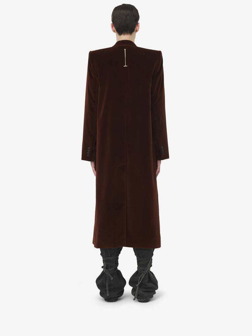Stacked Shoulder Boxy Coat - 4