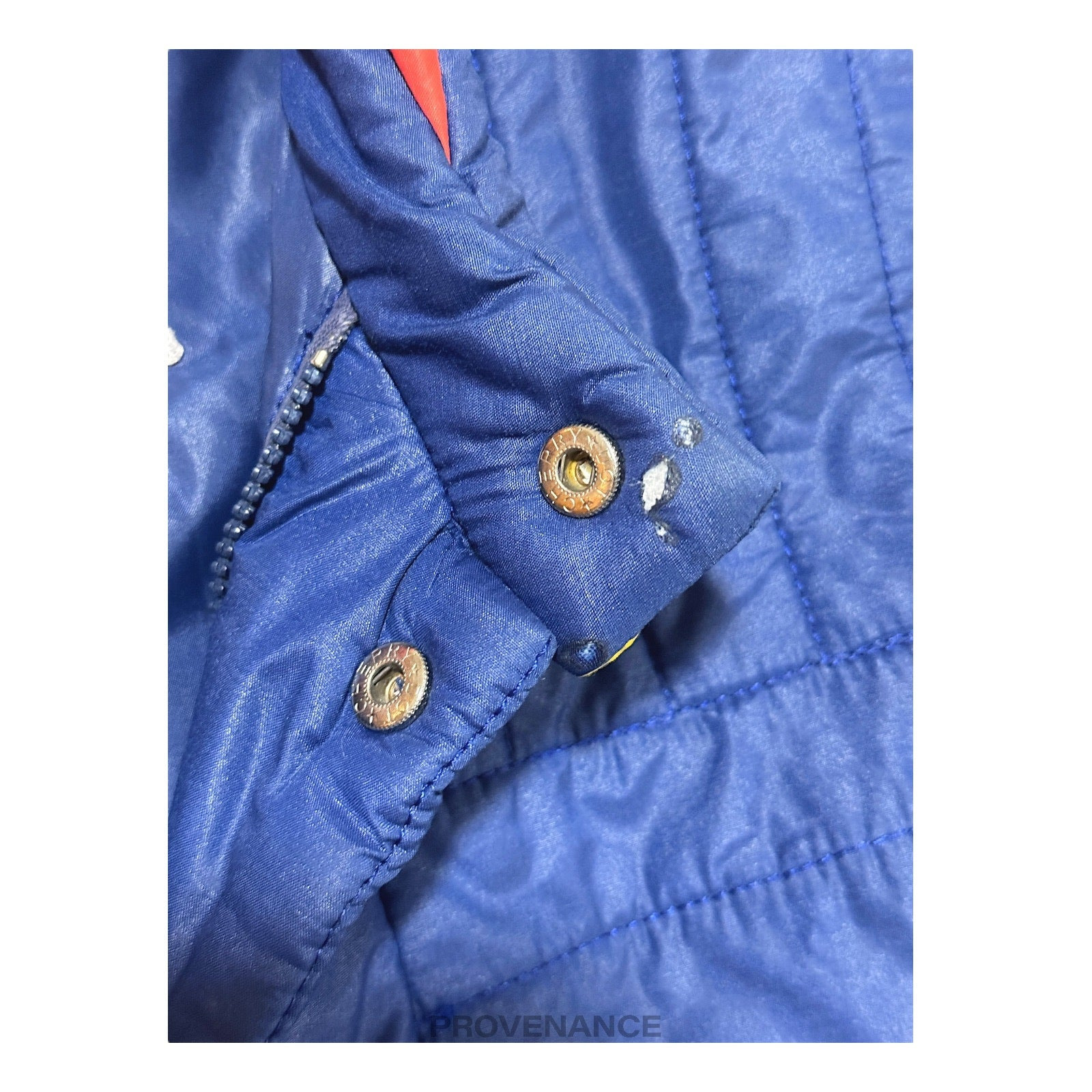 Moncler Light Ski Jacket - Blue Grenoble Logo Yellow Red - 10