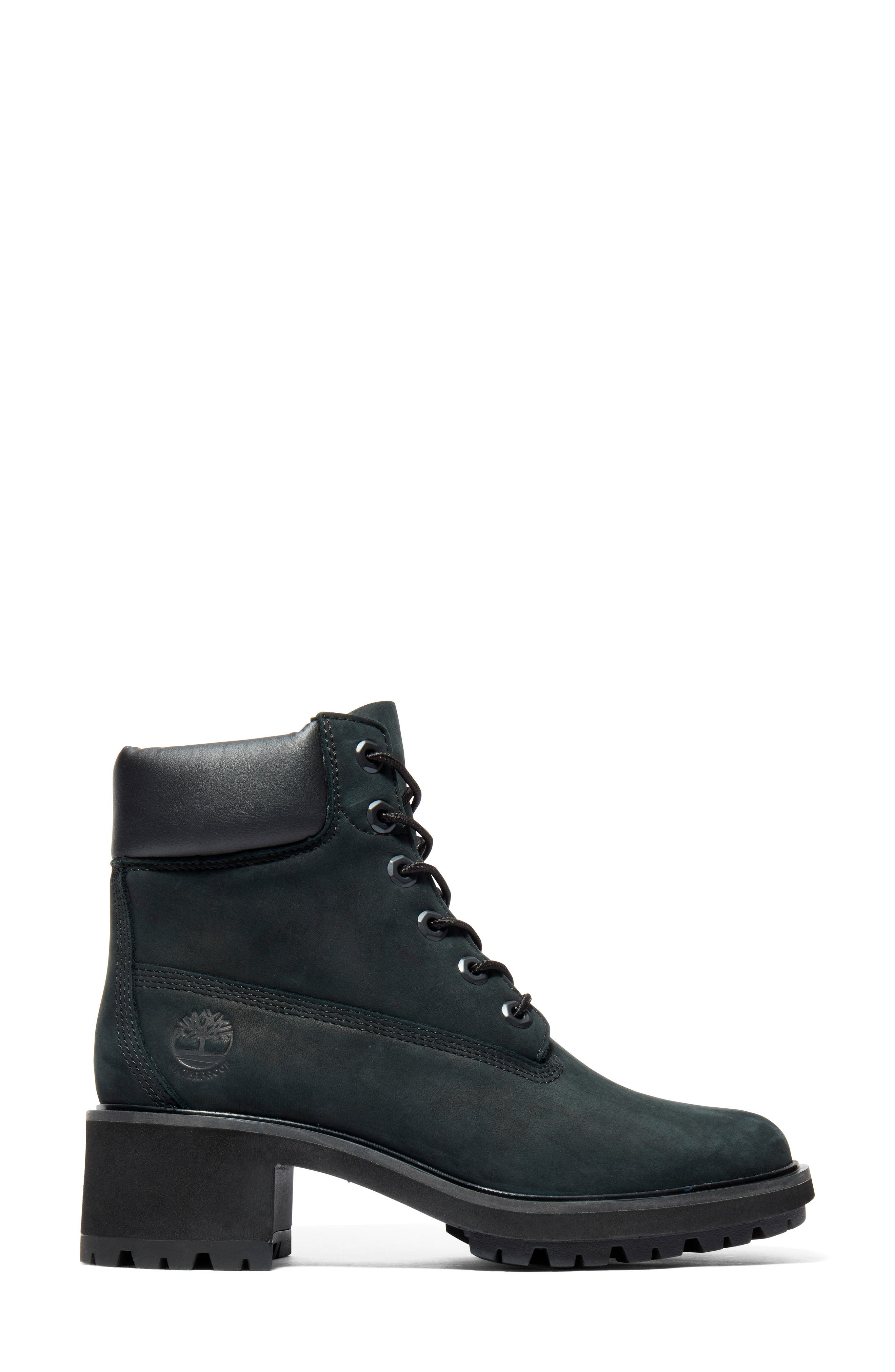 Timberland Kinsley Waterproof Lace-Up Mid Boot in Black at Nordstrom - 9