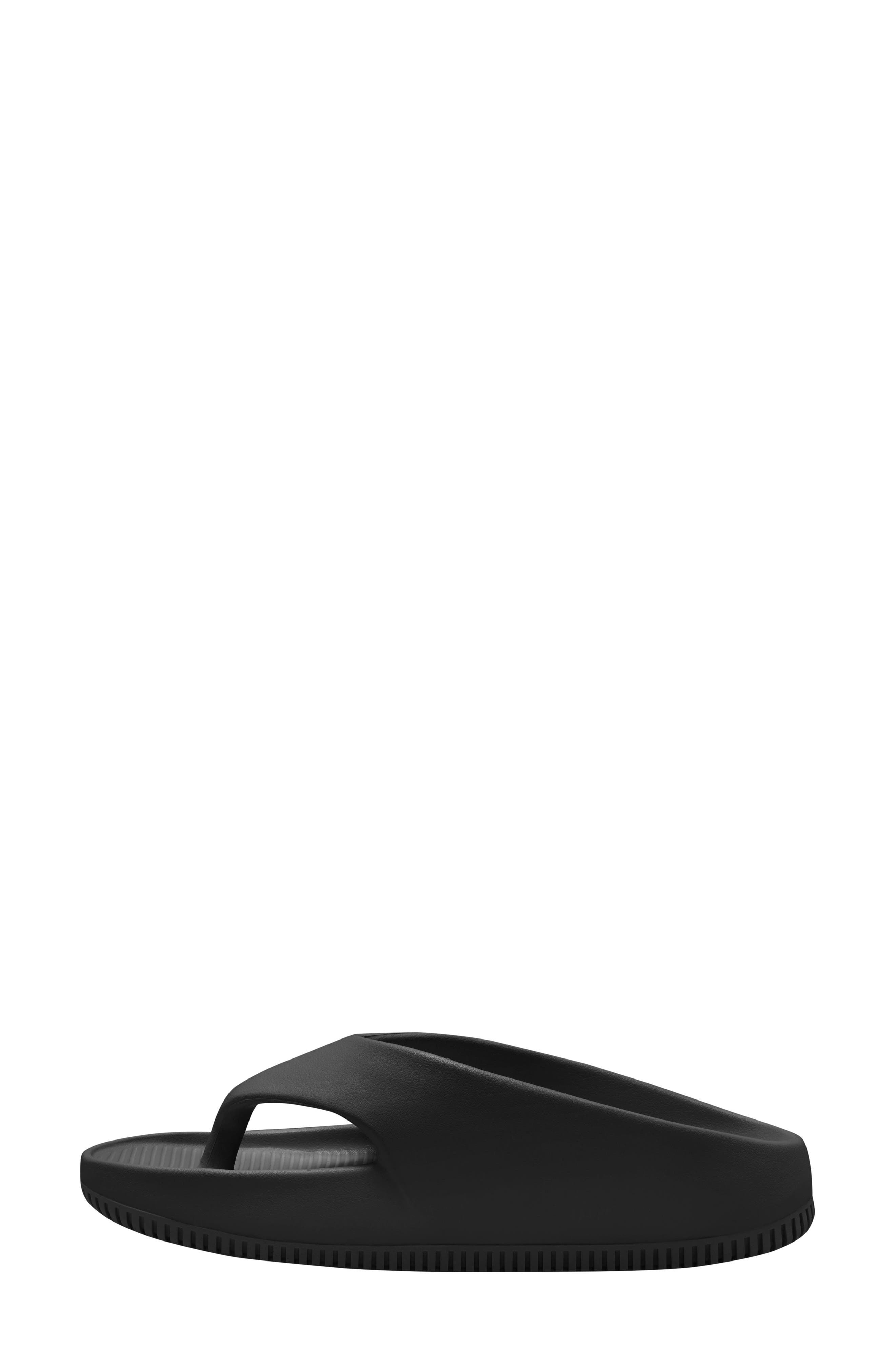 Nike Calm Water Friendly Flip Flop in Black/Black at Nordstrom - 4