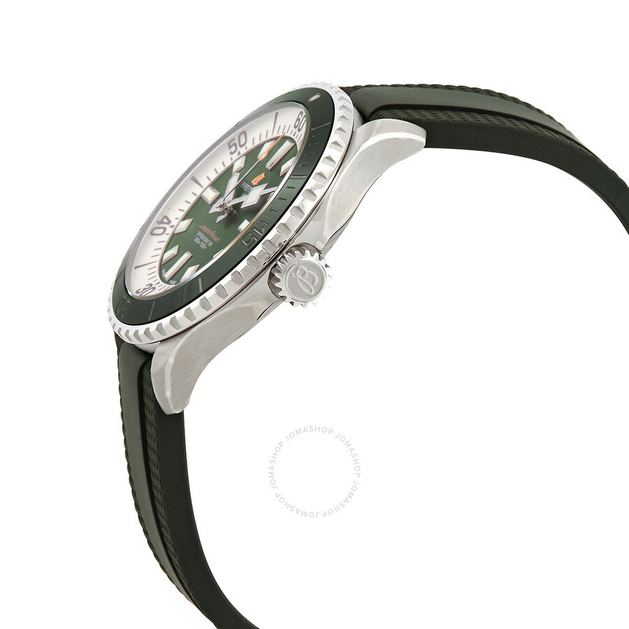 Breitling Superocean Automatic Chronometer Green Dial Men's Watch A17376A31L1S1 - 2