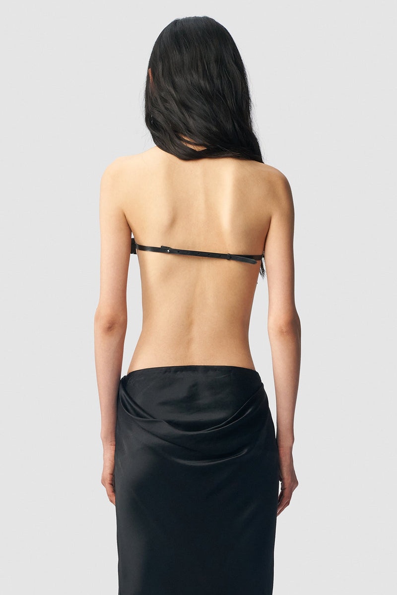 Ann Demeulemeester Noucky Feather Top | REVERSIBLE