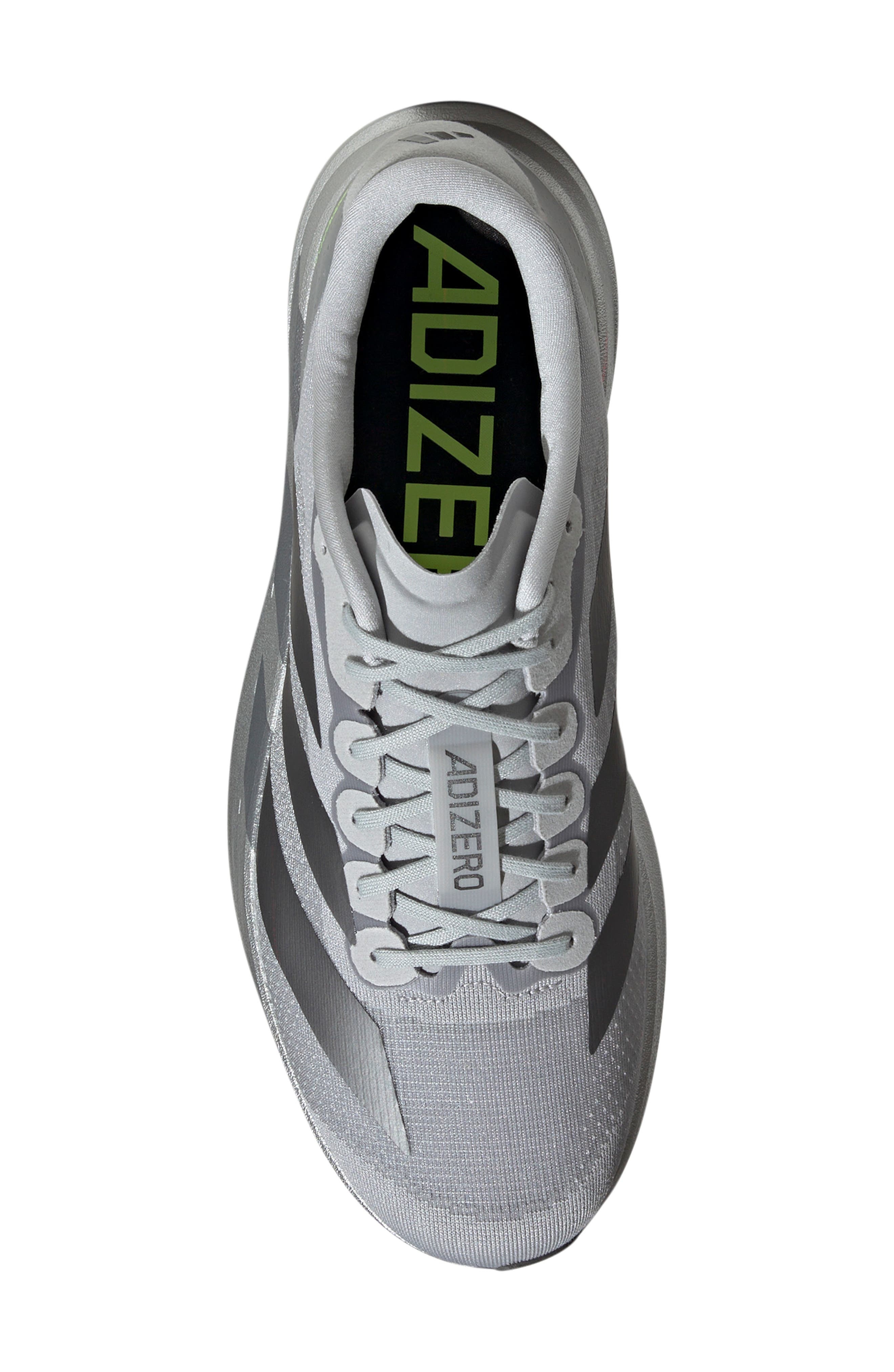 adidas Gender Inclusive Adizero Evo SL Running Shoe in Silvmt/iro at Nordstrom - 4