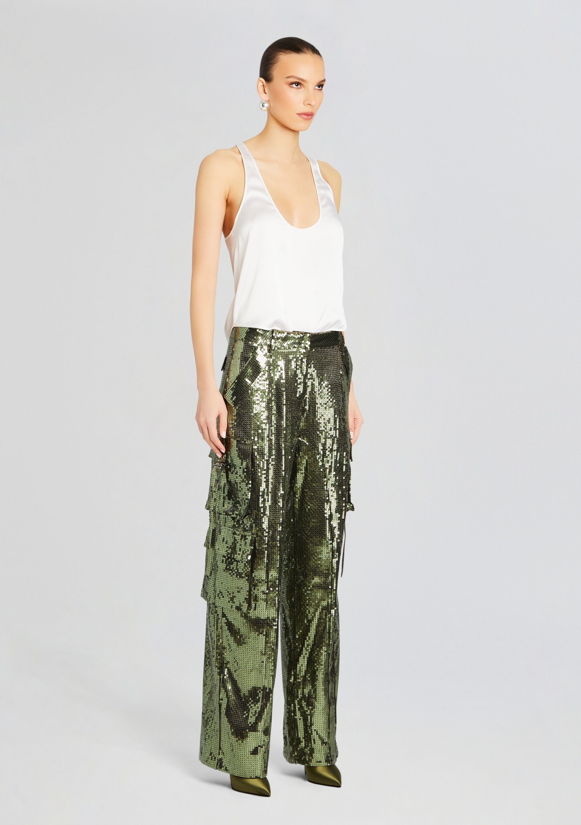 ANDRÉ CARGO SEQUIN PANT - 3
