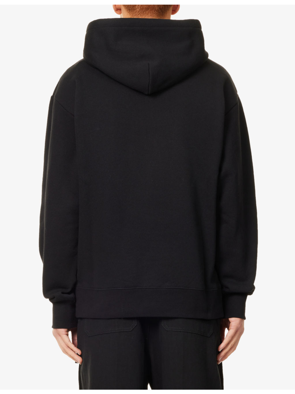 Logo-print relaxed-fit cotton-jersey hoody - 4