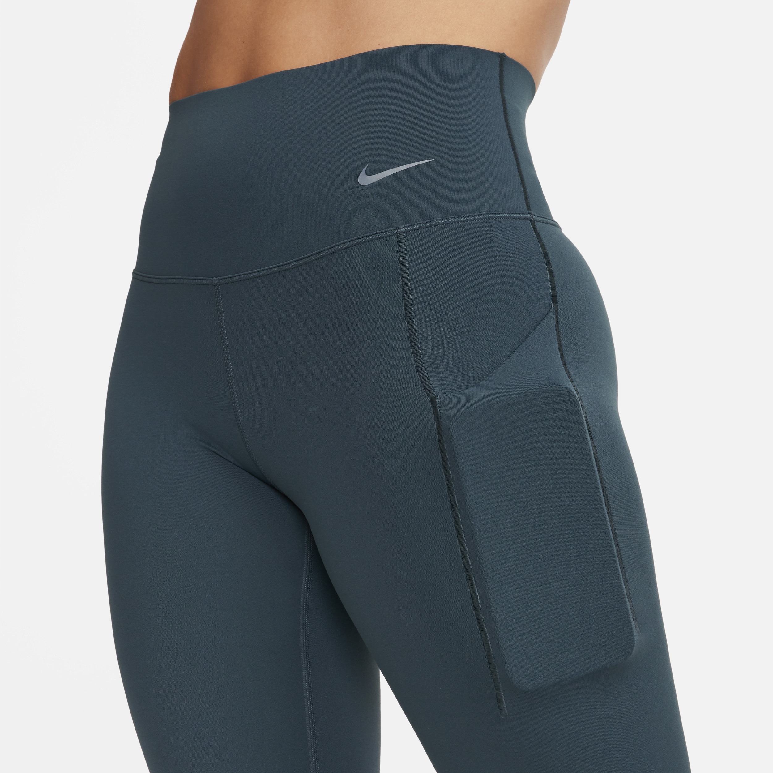 Nike Universa Women's Medium-Support High-Waisted 7/8 Leggings with Pockets - 7