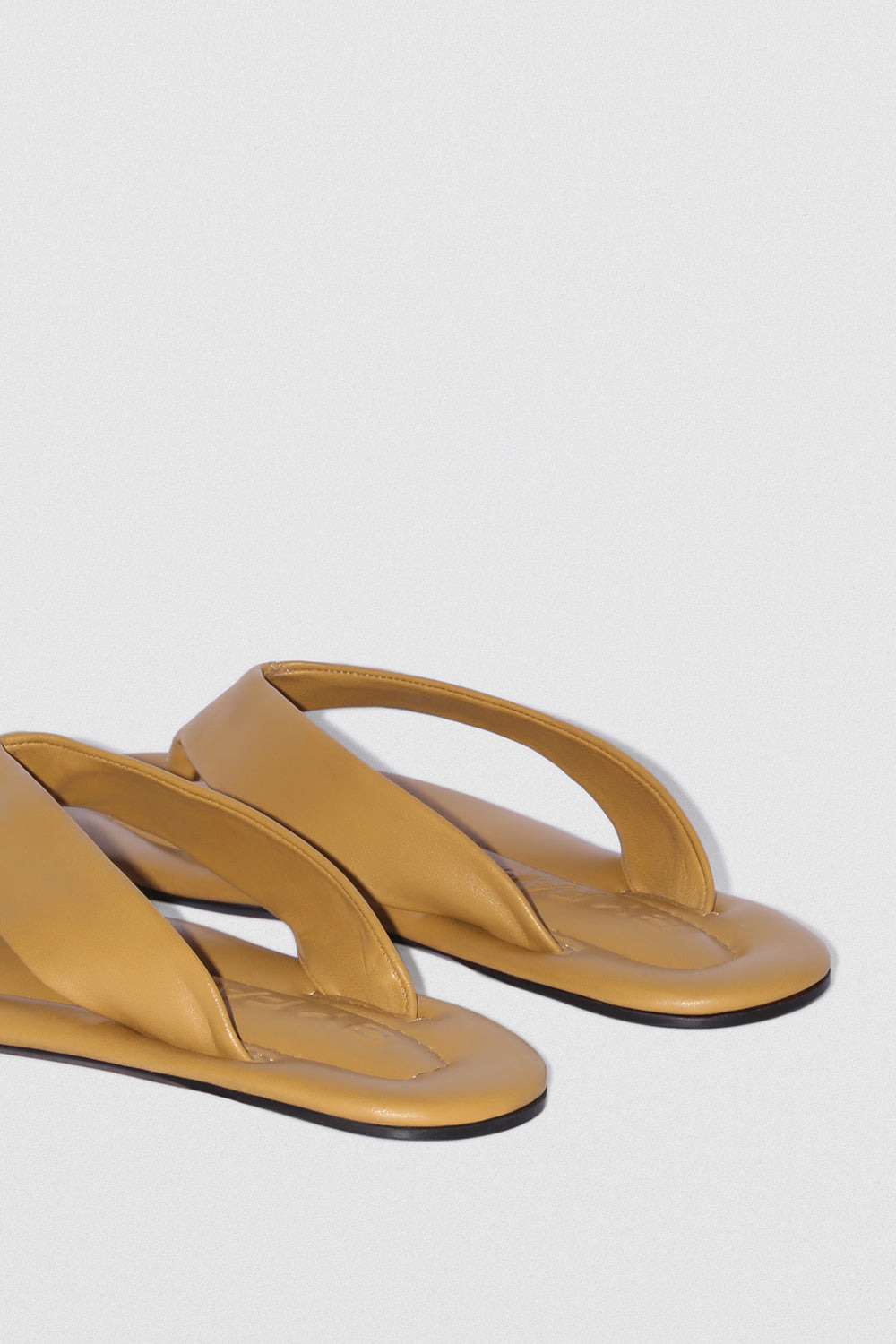 Dasha Cumin Lamb Nappa Leather Flip-Flop Sandal - 5