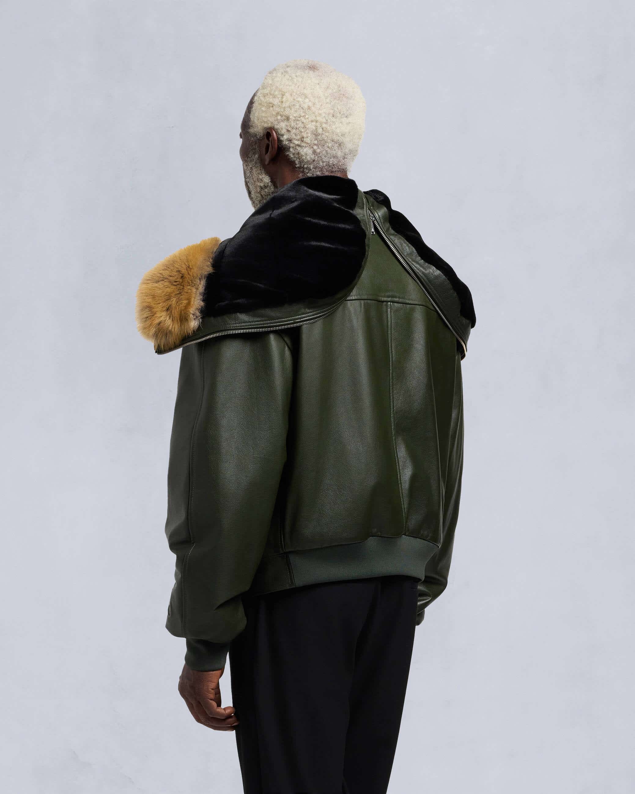 AJR SPLIT HOOD BOMBER JACKET - 4