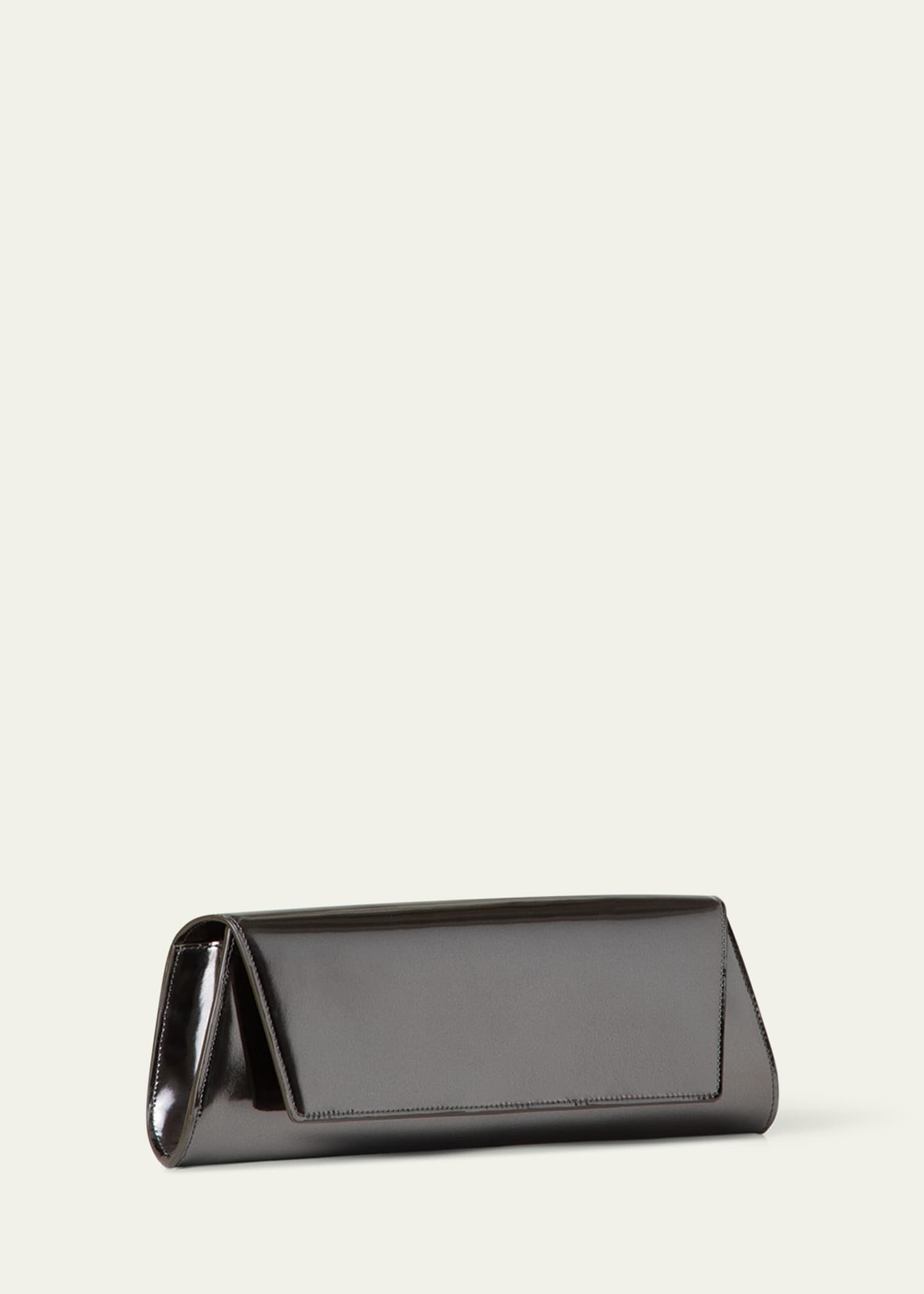 Anouk Mirrored Leather Small Clutch Bag - 5
