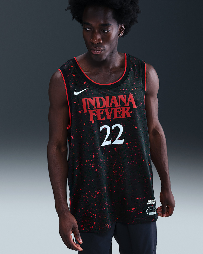 Caitlin Clark Indiana Fever x Stranger Things 2025 Rebel Edition Women’s Nike Dri-FIT WNBA Victory J 3