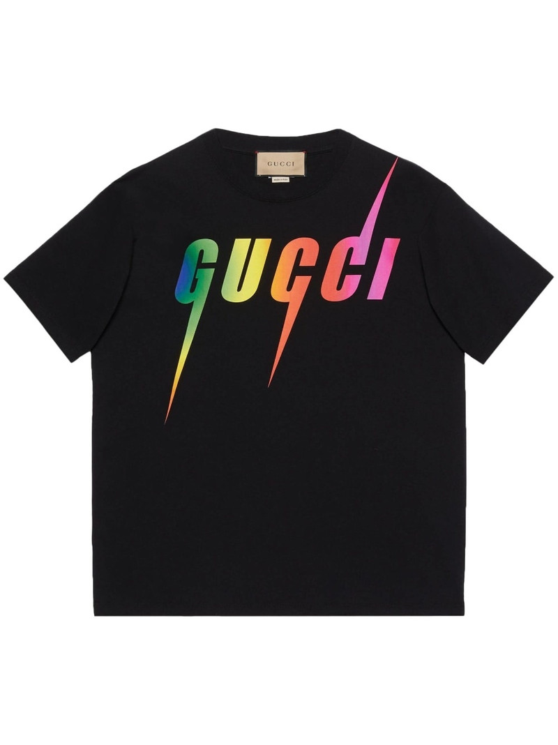logo-print detail T-shirt - 1