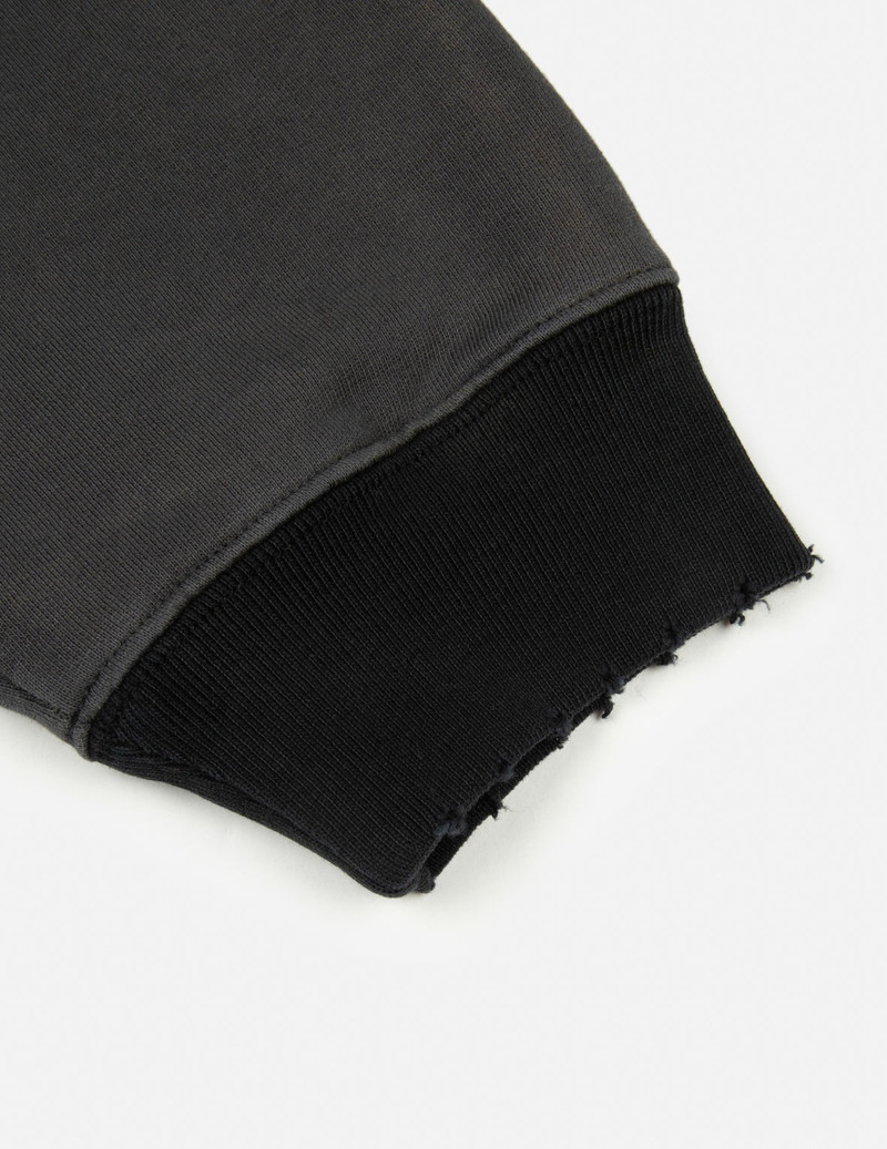 SEAGULL AND LOGO PRINT BOXY HOODIE 15