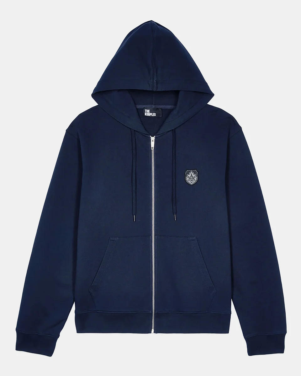 BLUE BLAZON HOODIE - 1