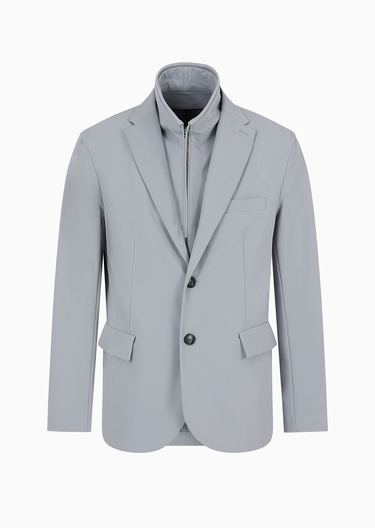 Travel Essentials nylon blazer with detachable inner panel - 1