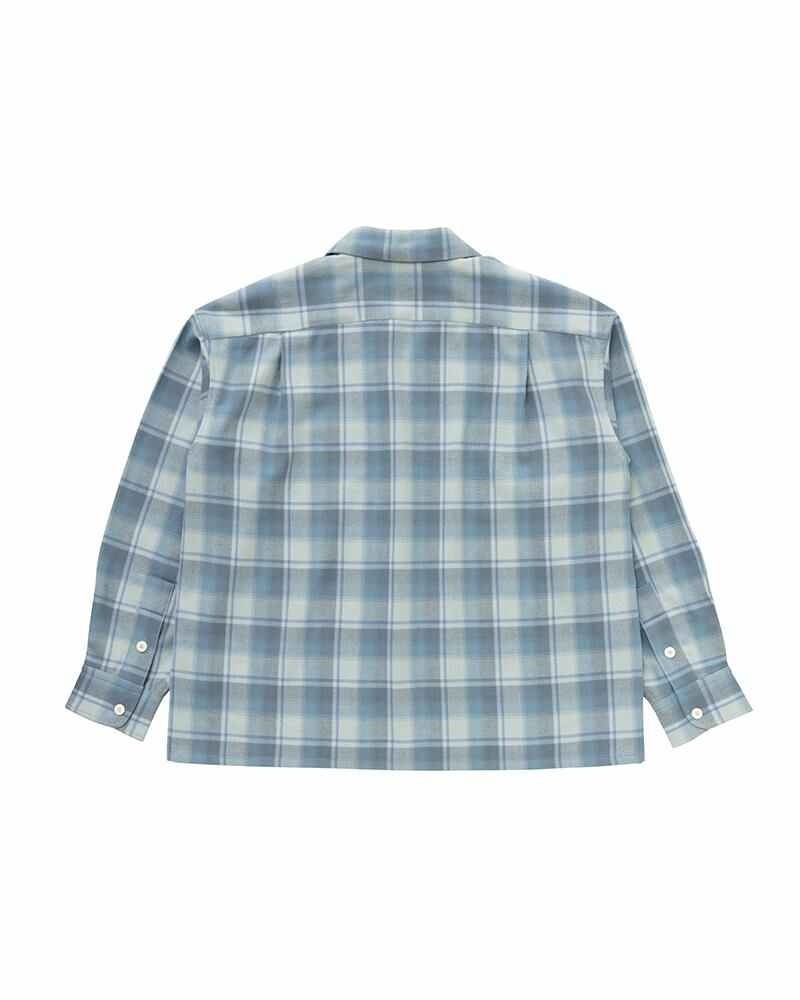 visvim Oc Palmer Shirt L/S Check Blue | havenshop | REVERSIBLE