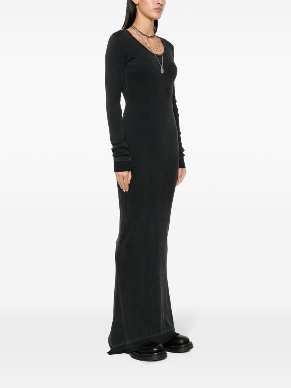 distressed maxi dress - 3