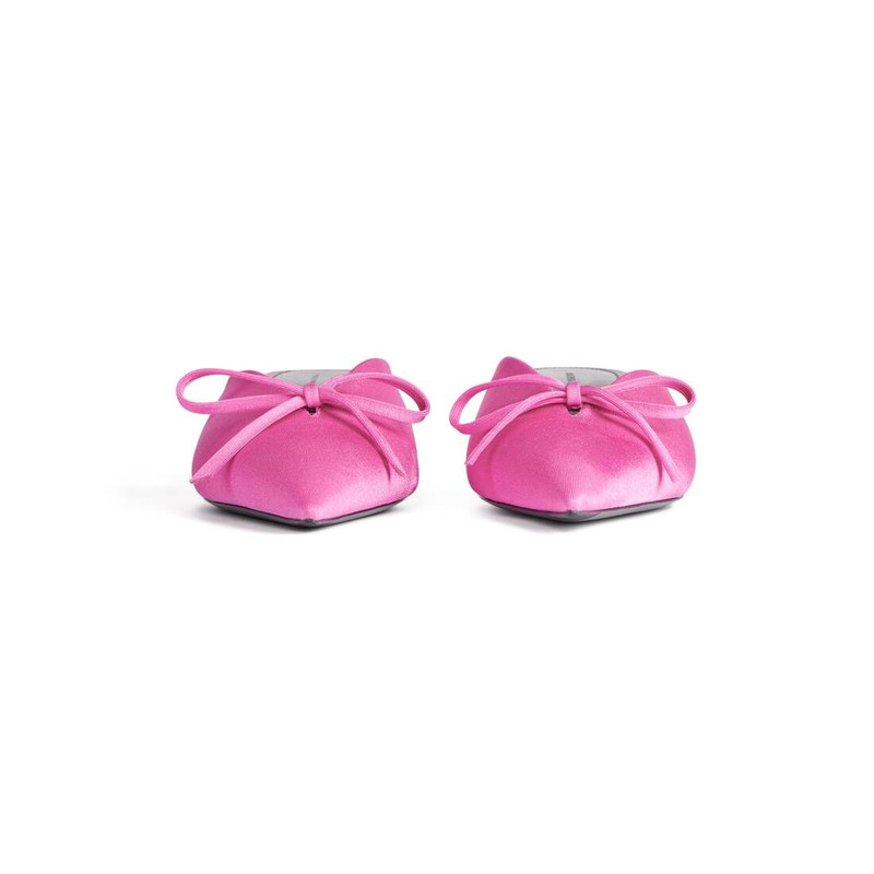 Women's Knife Bow 40mm Mule in Pink 3